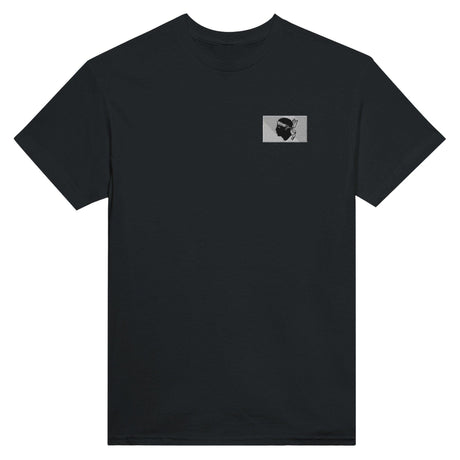 T-shirt Drapeau de la Corse en broderie - Pixelforma 