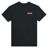 T-shirt Drapeau de la Croatie en broderie - Pixelforma