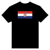 T-shirt Drapeau de la Croatie - Pixelforma 