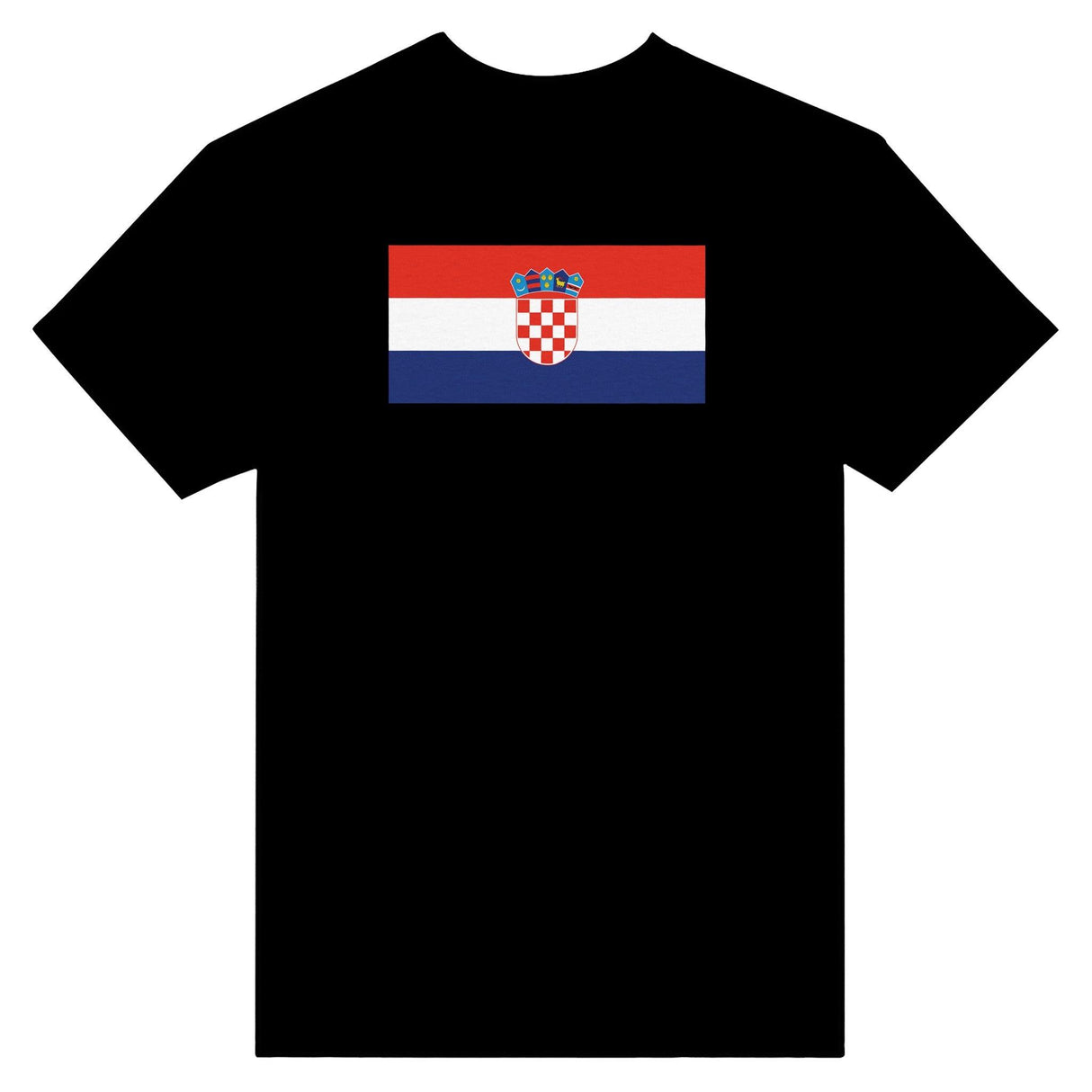 T-shirt Drapeau de la Croatie - Pixelforma