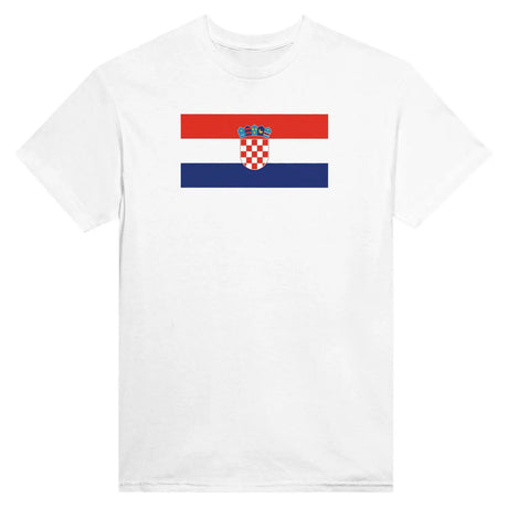 T-shirt drapeau de la croatie - pixelformaflag