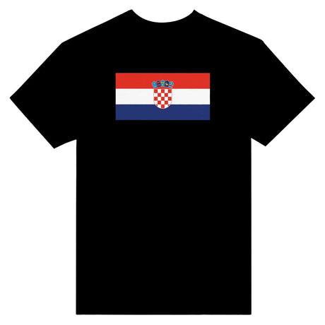 T-shirt drapeau de la croatie - pixelformaflag