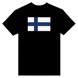 T-shirt Drapeau de la Finlande - Pixelforma