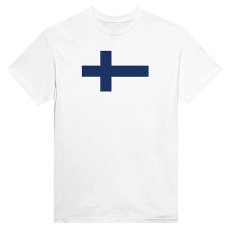 T-shirt drapeau de la finlande - pixelformaflag