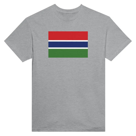 T-shirt drapeau de la gambie - pixelformaflag