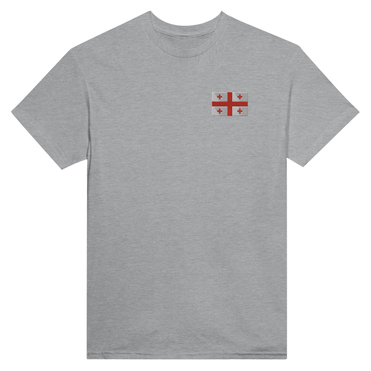 T-shirt Drapeau de la Géorgie en broderie - Pixelforma 