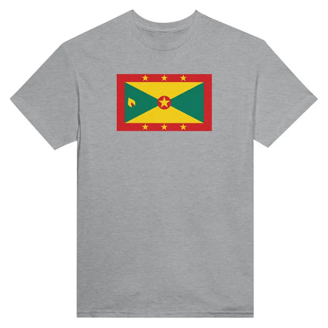 T-shirt drapeau de la grenade - pixelformaflag