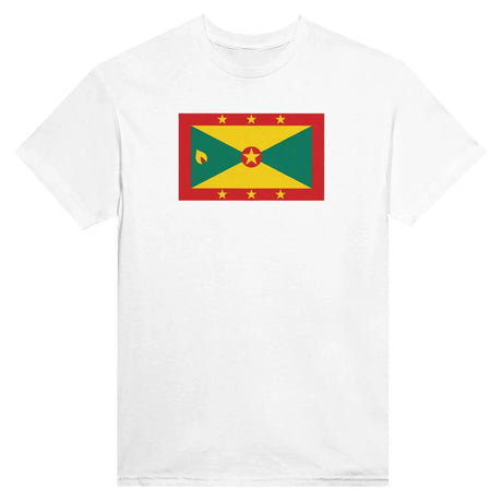 T-shirt drapeau de la grenade - pixelformaflag