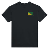 T-shirt Drapeau de la Guyane en broderie - Pixelforma 