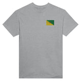 T-shirt Drapeau de la Guyane en broderie - Pixelforma 