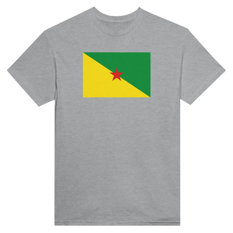 T-shirt drapeau de la guyane - pixelformaflag