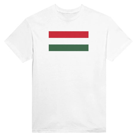 T-shirt drapeau de la hongrie - pixelformaflag