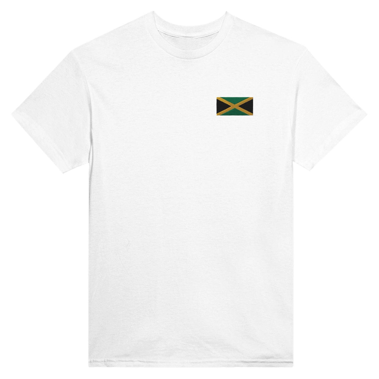 T-shirt Drapeau de la Jamaïque en broderie - Pixelforma 