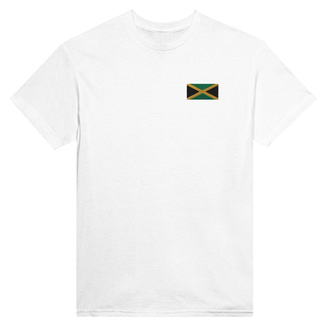 T-shirt Drapeau de la Jamaïque en broderie - Pixelforma