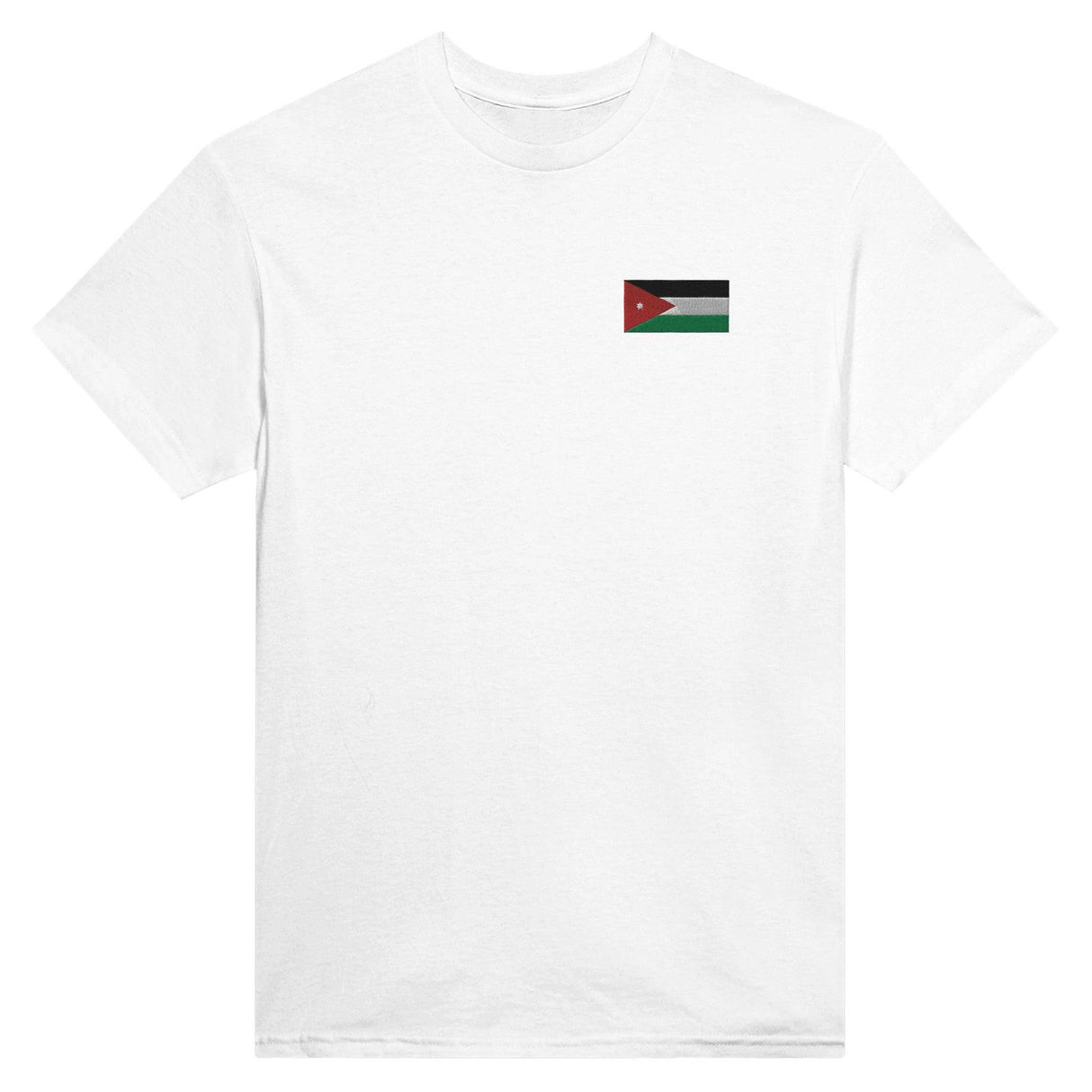 T-shirt Drapeau de la Jordanie en broderie - Pixelforma