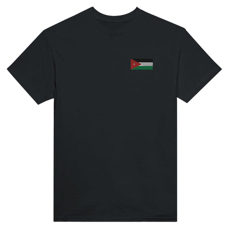 T-shirt Drapeau de la Jordanie en broderie - Pixelforma