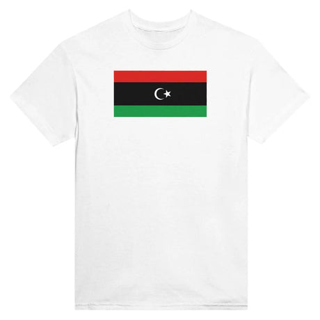 T-shirt drapeau de la libye - pixelformaflag