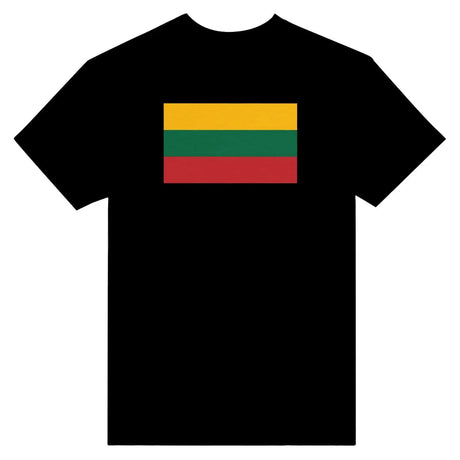 T-shirt drapeau de la lituanie - pixelformaflag