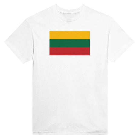 T-shirt drapeau de la lituanie - pixelformaflag