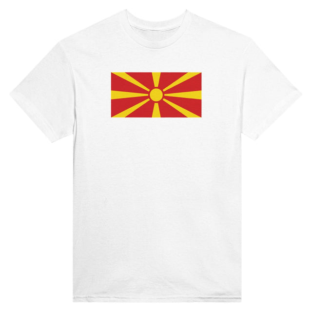 T-shirt Drapeau de la Macédoine du Nord - Pixelforma