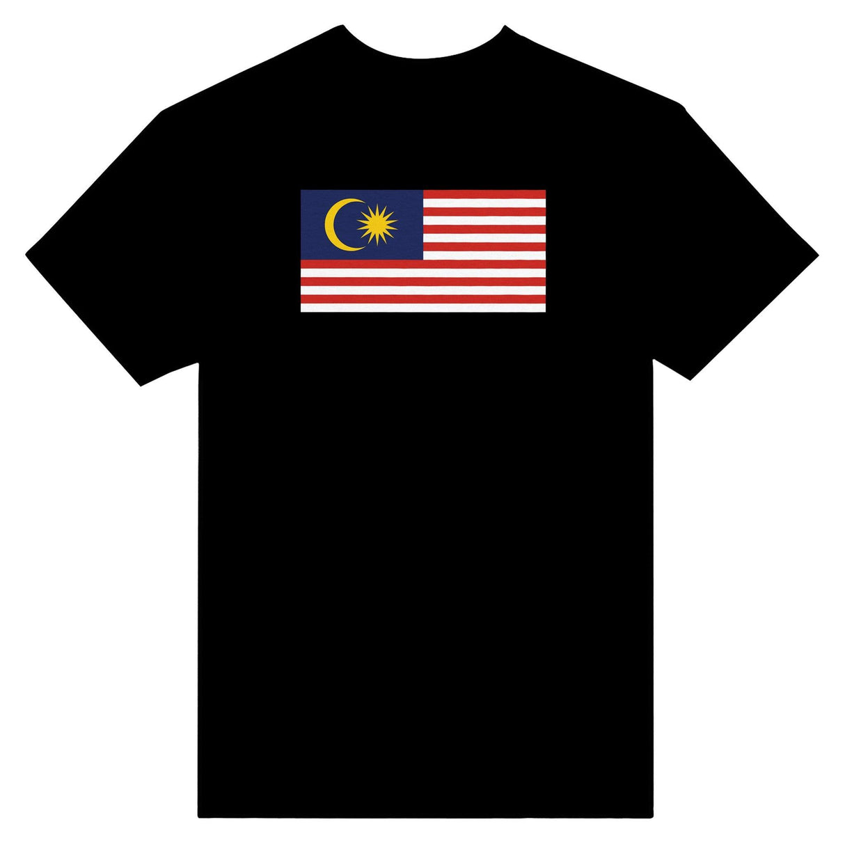 T-shirt Drapeau de la Malaisie - Pixelforma
