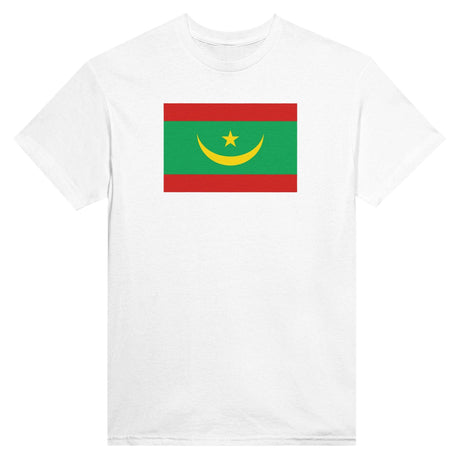 T-shirt Drapeau de la Mauritanie - Pixelforma