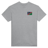 T-shirt Drapeau de la Namibie en broderie - Pixelforma 