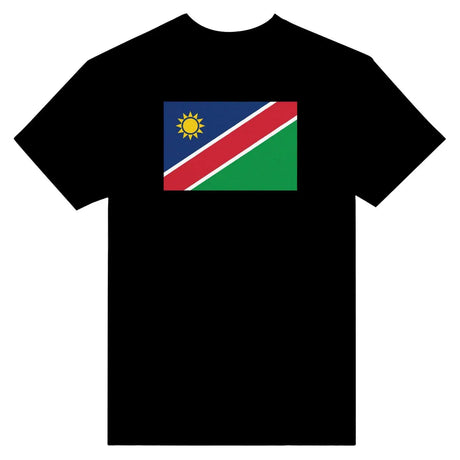 T-shirt drapeau de la namibie - pixelformaflag