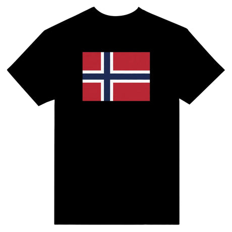 T-shirt drapeau de la norvège - pixelformaflag