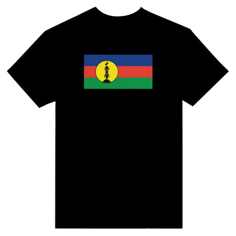 T-shirt drapeau de la nouvelle-calédonie - pixelformaflag