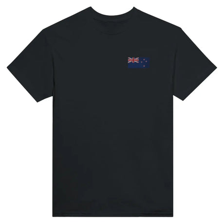 T-shirt Drapeau de la Nouvelle-Zélande en broderie - Pixelforma 