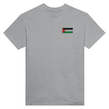 T-shirt Drapeau de la Palestine en broderie - Pixelforma 