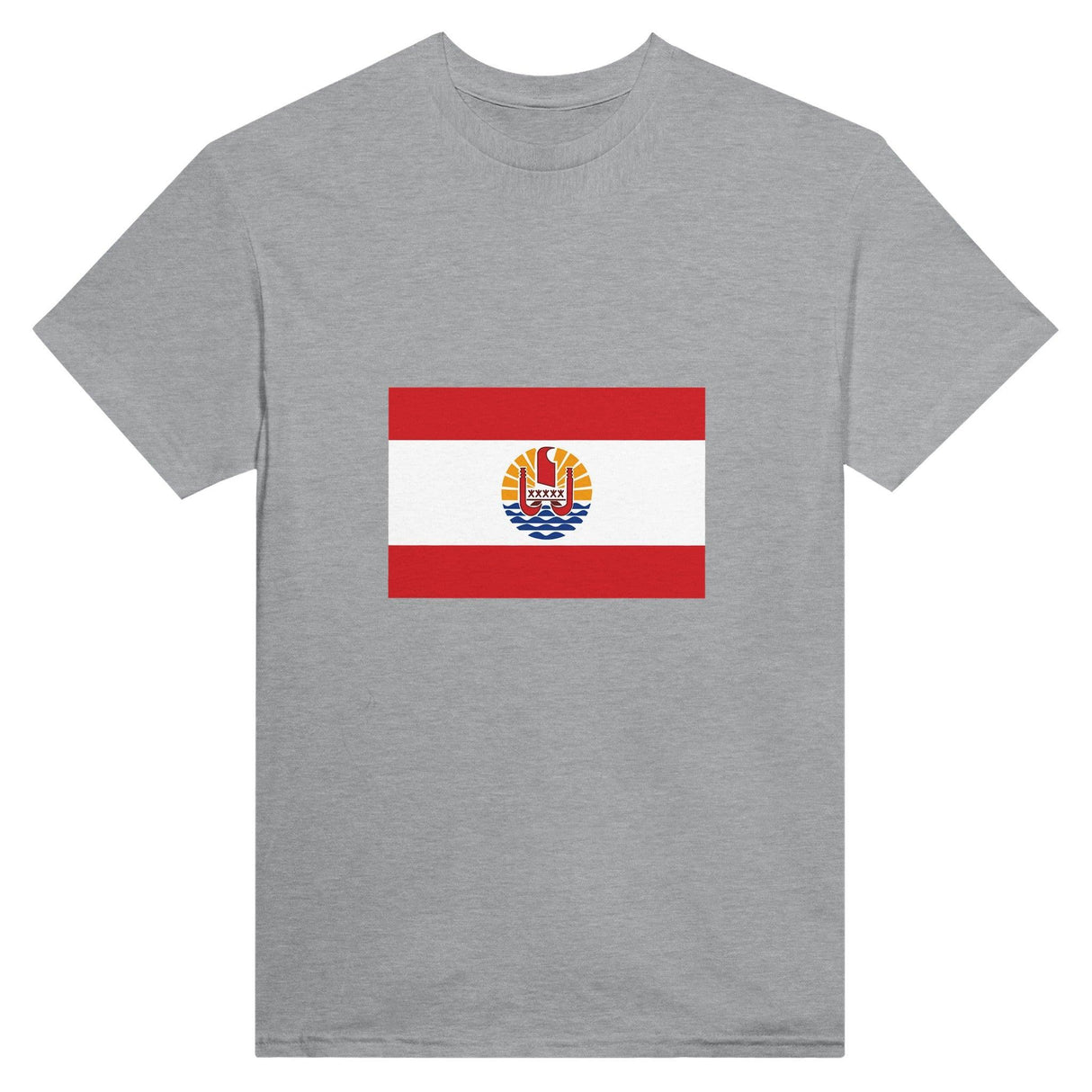 T-shirt Drapeau de la Polynésie française - Pixelforma