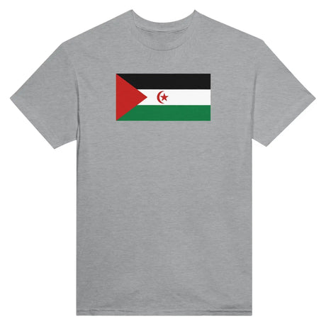 T-shirt drapeau de la république arabe sahraouie démocratique - pixelformaflag