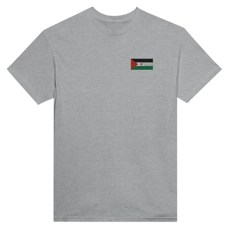 T-shirt Drapeau de la République arabe sahraouie démocratique en broderie - Pixelforma 
