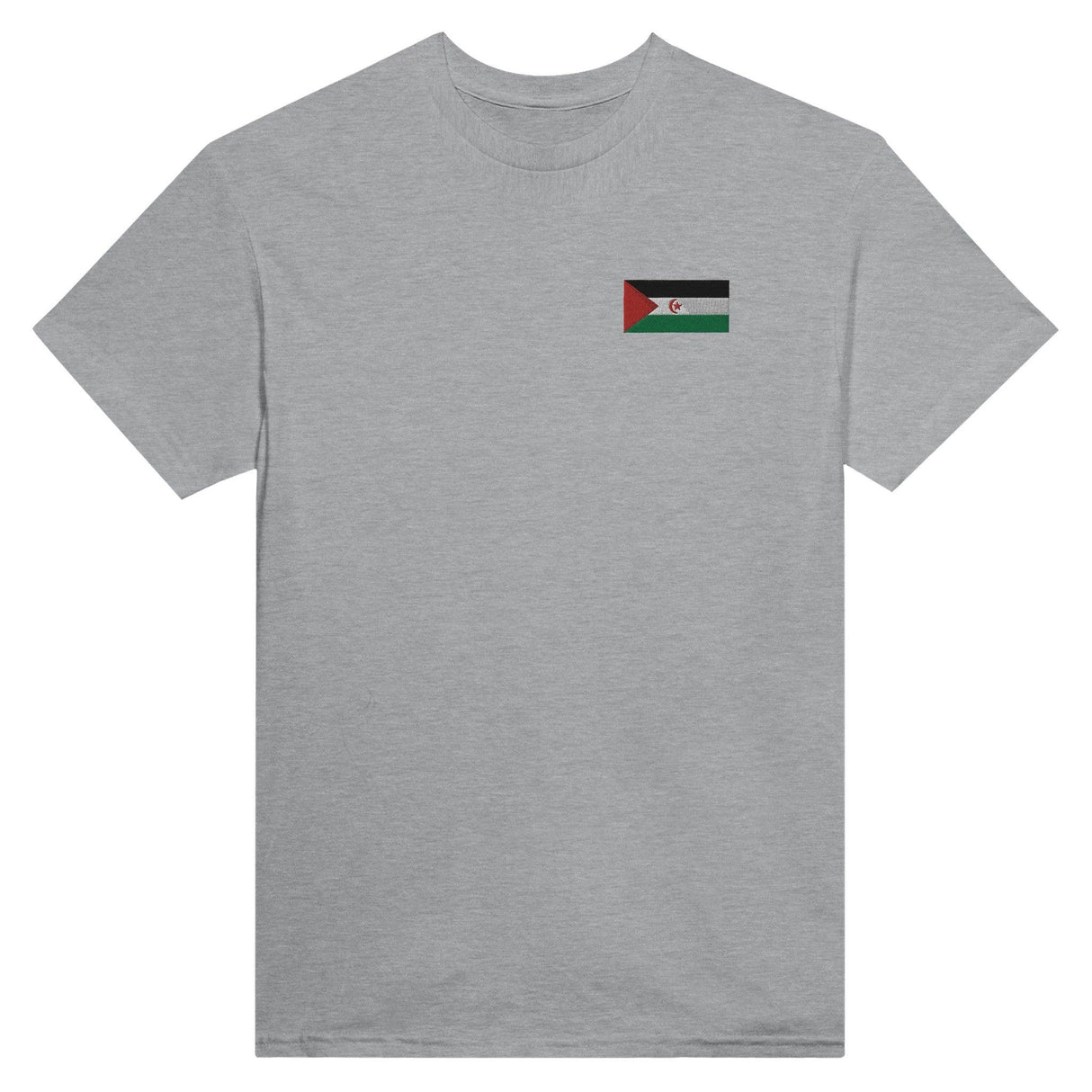 T-shirt Drapeau de la République arabe sahraouie démocratique en broderie - Pixelforma