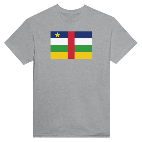 T-shirt drapeau de la république centrafricaine - pixelformaflag