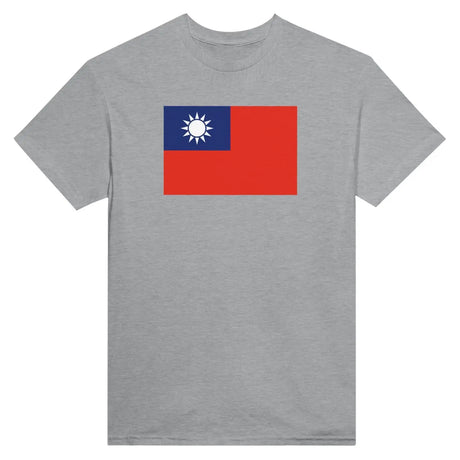 T-shirt drapeau de la république de chine - pixelformaflag