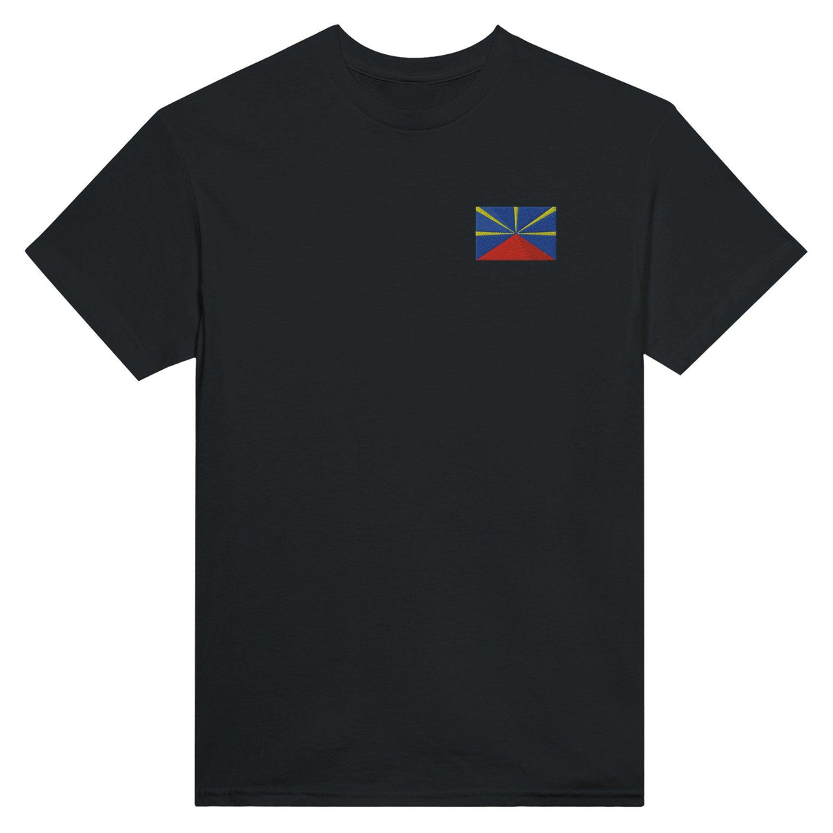 T-shirt Drapeau de La Réunion en broderie - Pixelforma