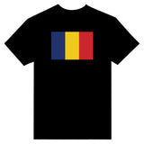 T-shirt Drapeau de la Roumanie - Pixelforma