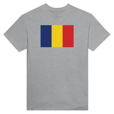 T-shirt drapeau de la roumanie - pixelformaflag