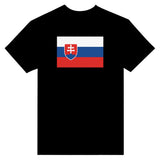 T-shirt Drapeau de la Slovaquie - Pixelforma