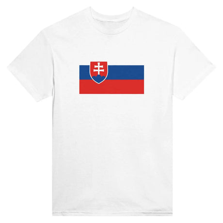 T-shirt drapeau de la slovaquie - pixelformaflag