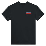 T-shirt Drapeau de la Slovénie en broderie - Pixelforma 