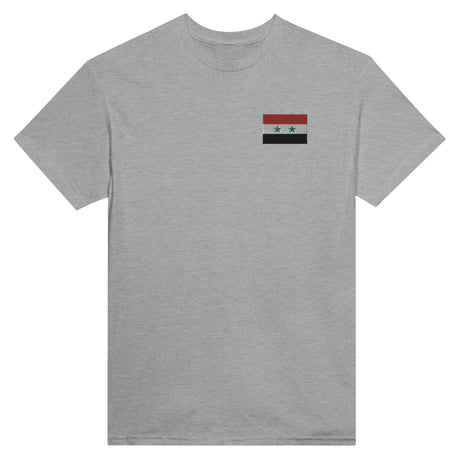 T-shirt Drapeau de la Syrie en broderie - Pixelforma 