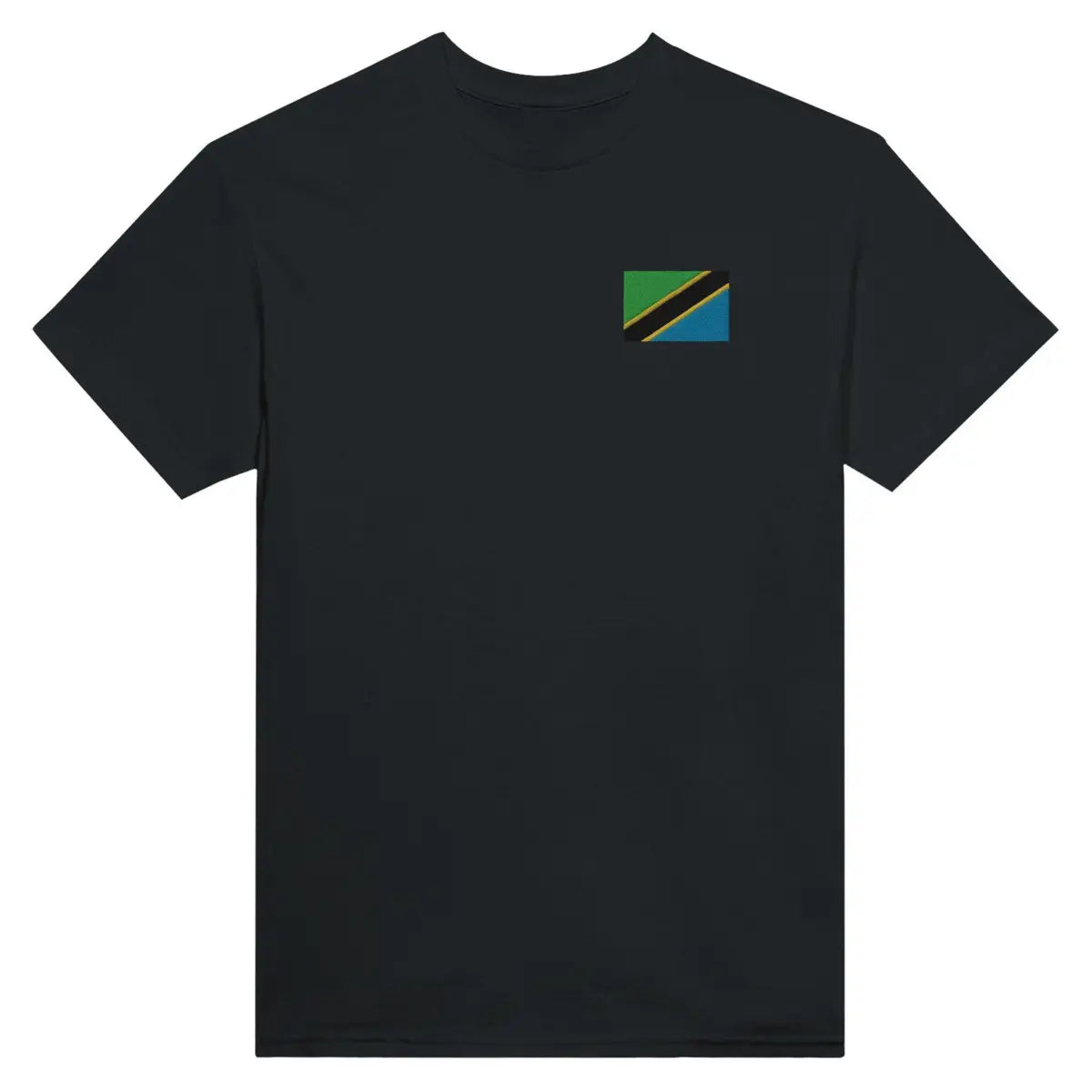 T-shirt Drapeau de la Tanzanie en broderie - Pixelforma 