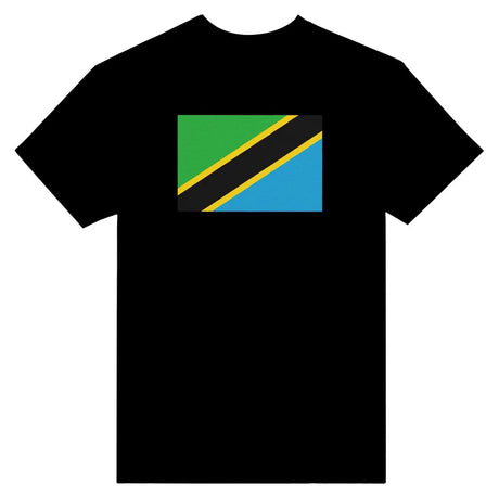 T-shirt drapeau de la tanzanie - pixelformaflag