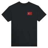 T-shirt Drapeau de la Turquie en broderie - Pixelforma