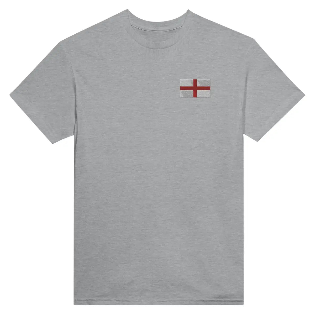 T-shirt Drapeau de l'Angleterre en broderie - Pixelforma 