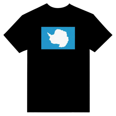 T-shirt drapeau de l’antarctique - pixelformaflag